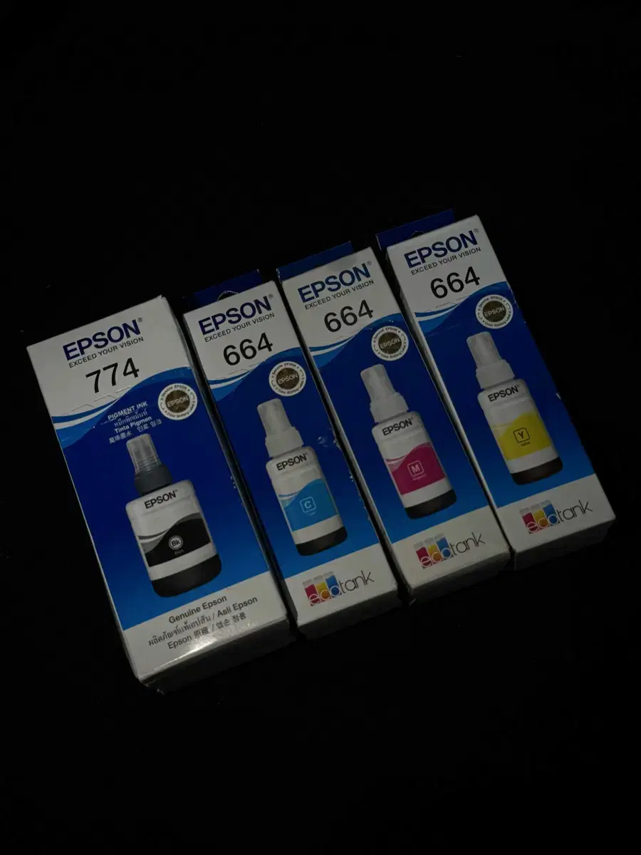 Epson 엡손 잉크 4개 일괄